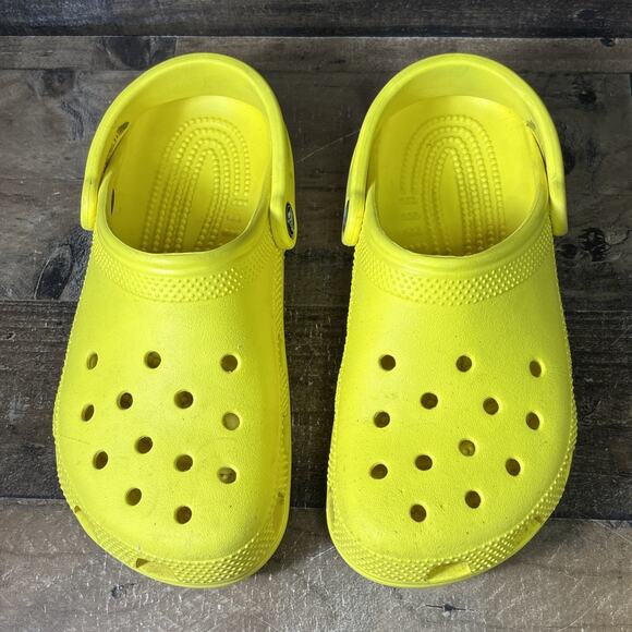 Crocs Classic Clog Men's 4 Women's 6 Canary Yellow Sandals Shoes - Picture 4 of 8